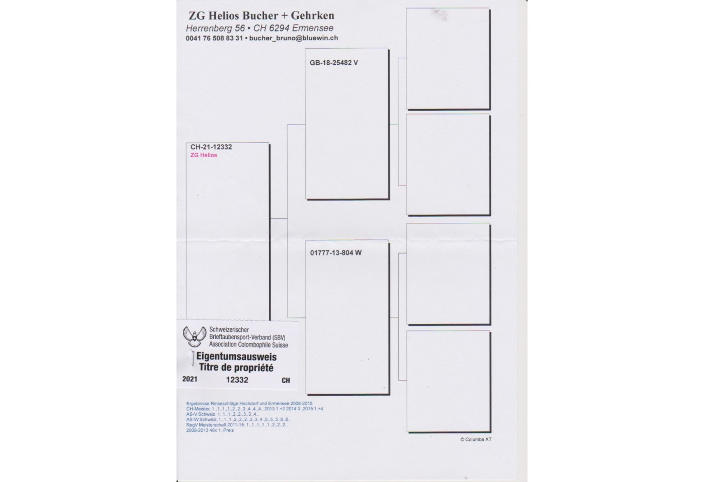 27th place - 12332-CH-21 - ZG Helios Bucher + Gehrken