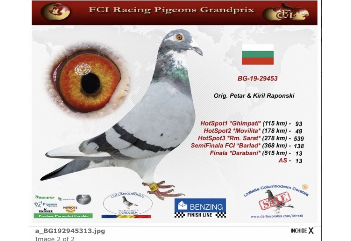 36th place - 54521- BG-21 - Petar & Kiril Raponski