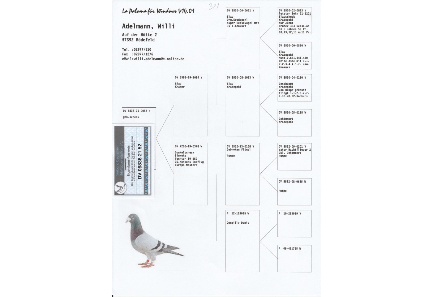 321th place - DV-06838-21-52 - Hotel Adelmann
