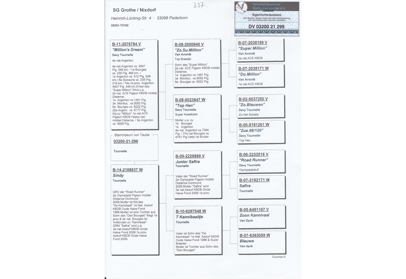 337th place - DV-03200-21-299 - SG Grothe/Nixdorf