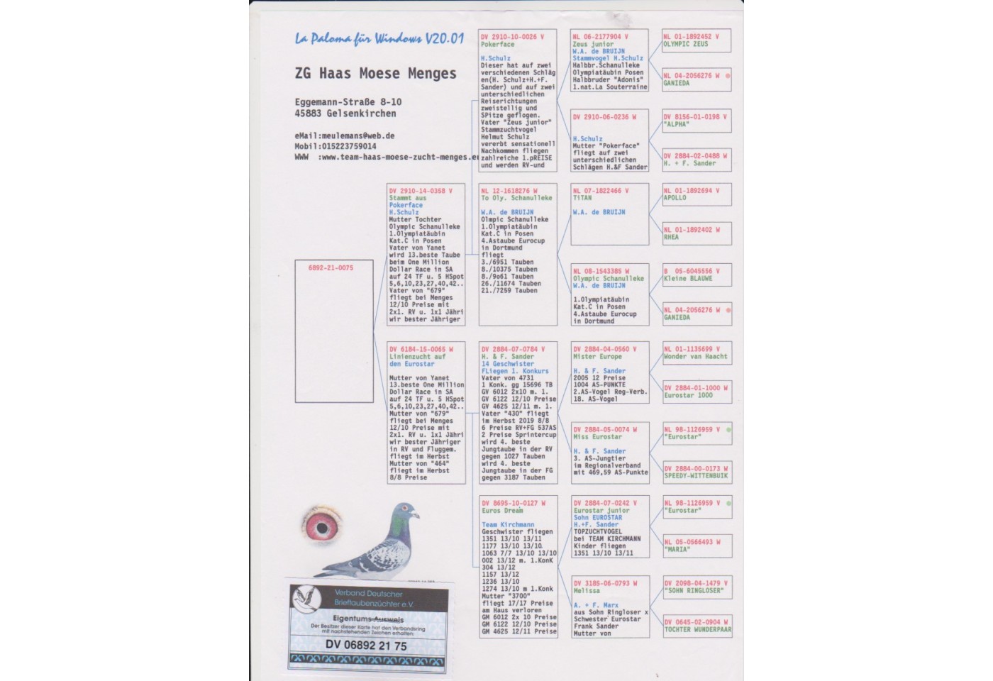 96th place - DV-06892-21-75 - Haas-Moese-Menges