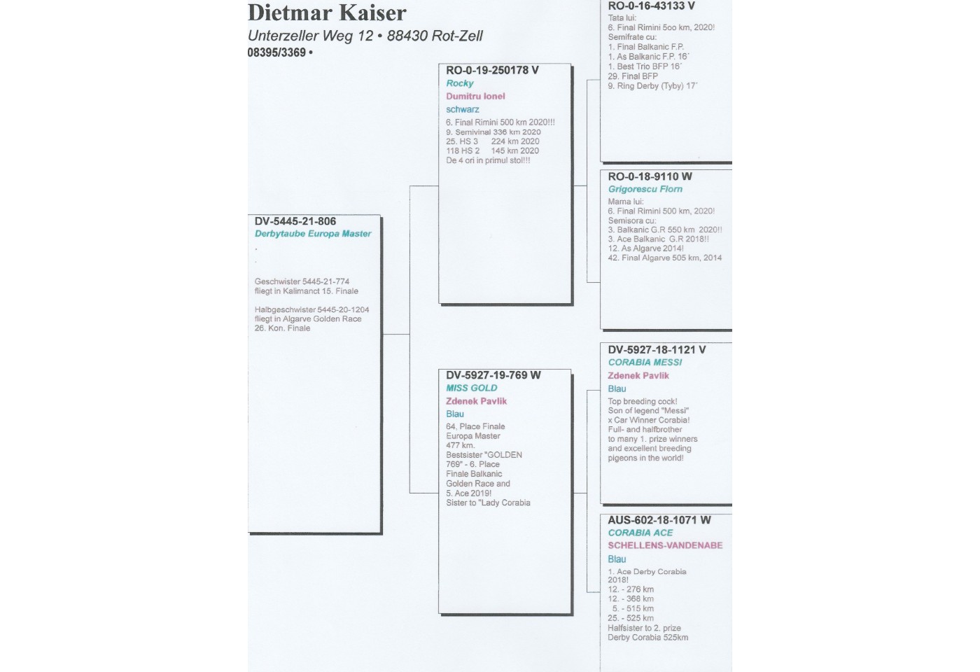161th place - DV-05445-21-806 - Kaiser Dietmar