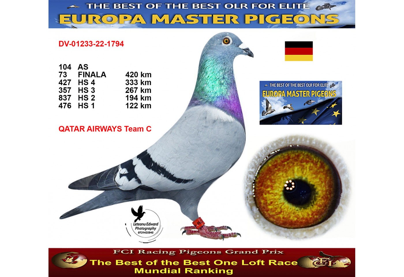 73th place - DV-01233-22-1794 - QATAR AIRWAYS