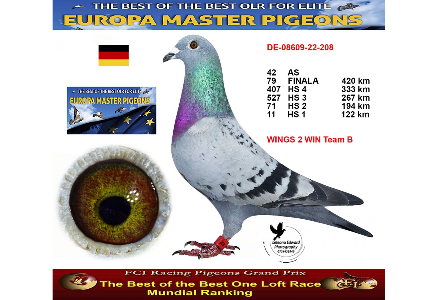 79th place - DE-08609-22-208 - WINGS 2 WIN