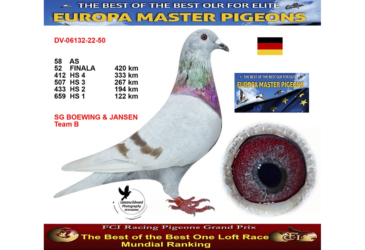 52th place - DV-06132-22-50 - SG BOEWING & JANSEN Team B