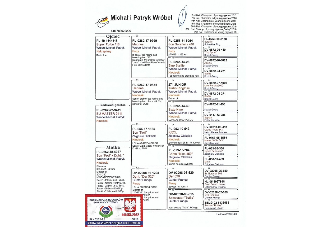 61th place - PL-0262-22-9411 - Team WROBEL