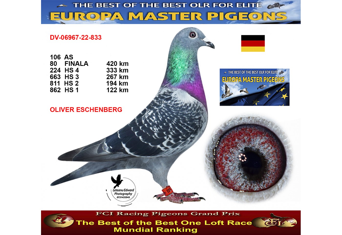 80th place - DV-06967-22-833 - OLIVER ESCHENBERG
