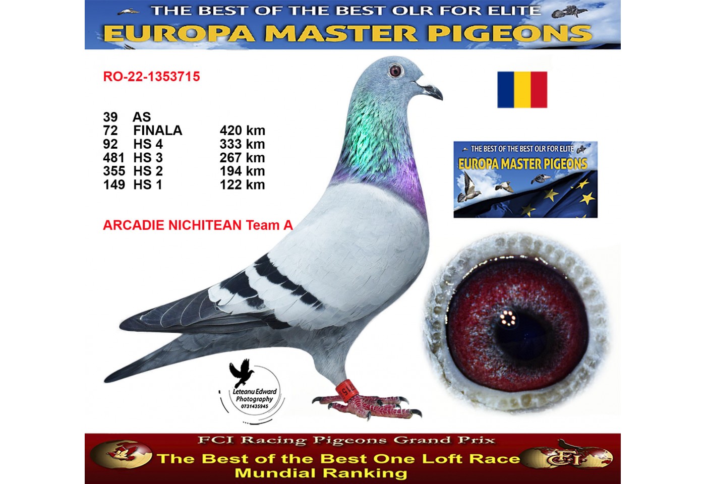 72th place - RO-22-1353715 - ARCADIE NICHITEAN
