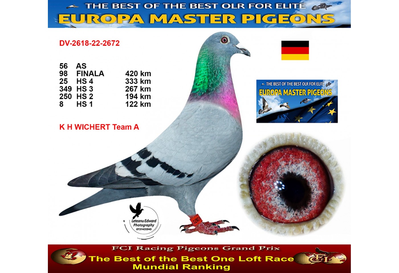 98th place - DV-02618-22-2672 - K H WICHERT