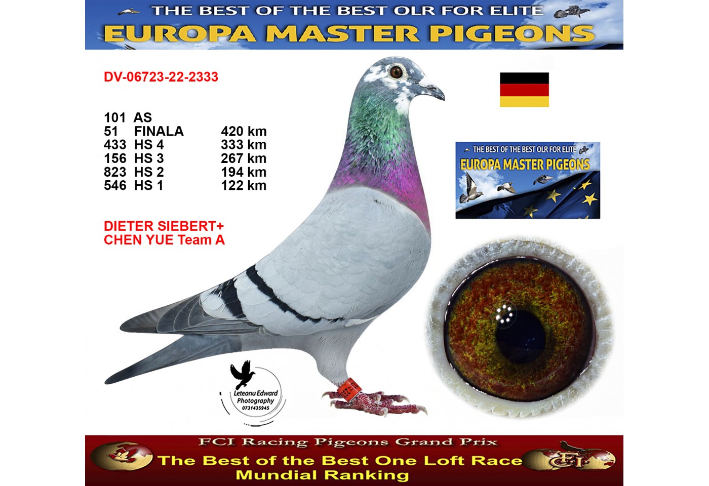 51th place - DV-06723-22-2333 - DIETER SIEBERT+CHEN YUE
