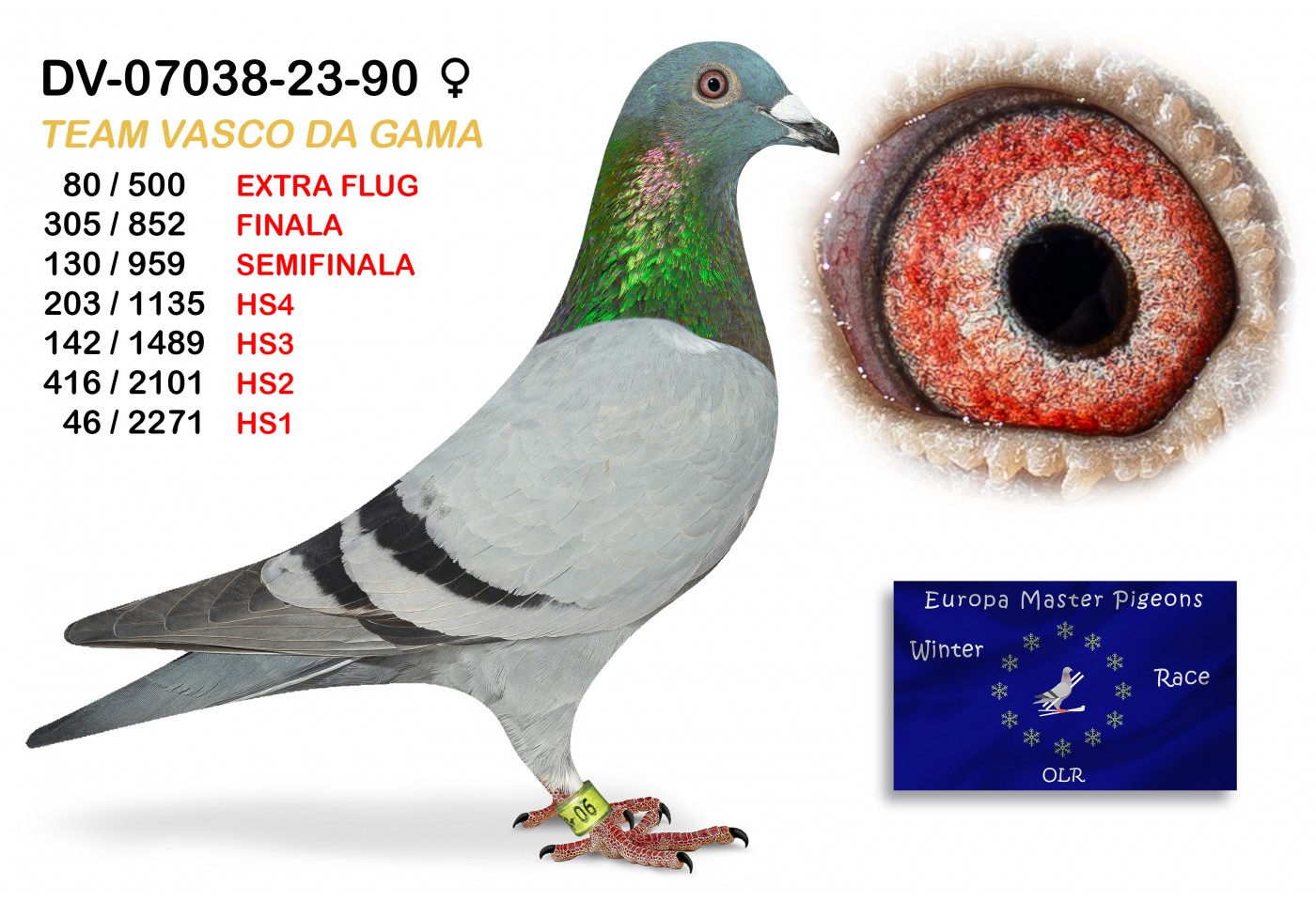 (♀️) 46th place HS1 - DV-07038-23-90 - VASCO DA GAMA