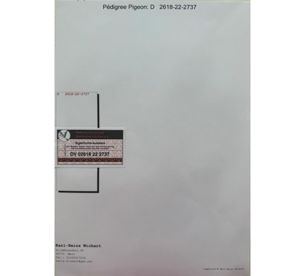 DV-02618-22-2737 - K H WICHERT