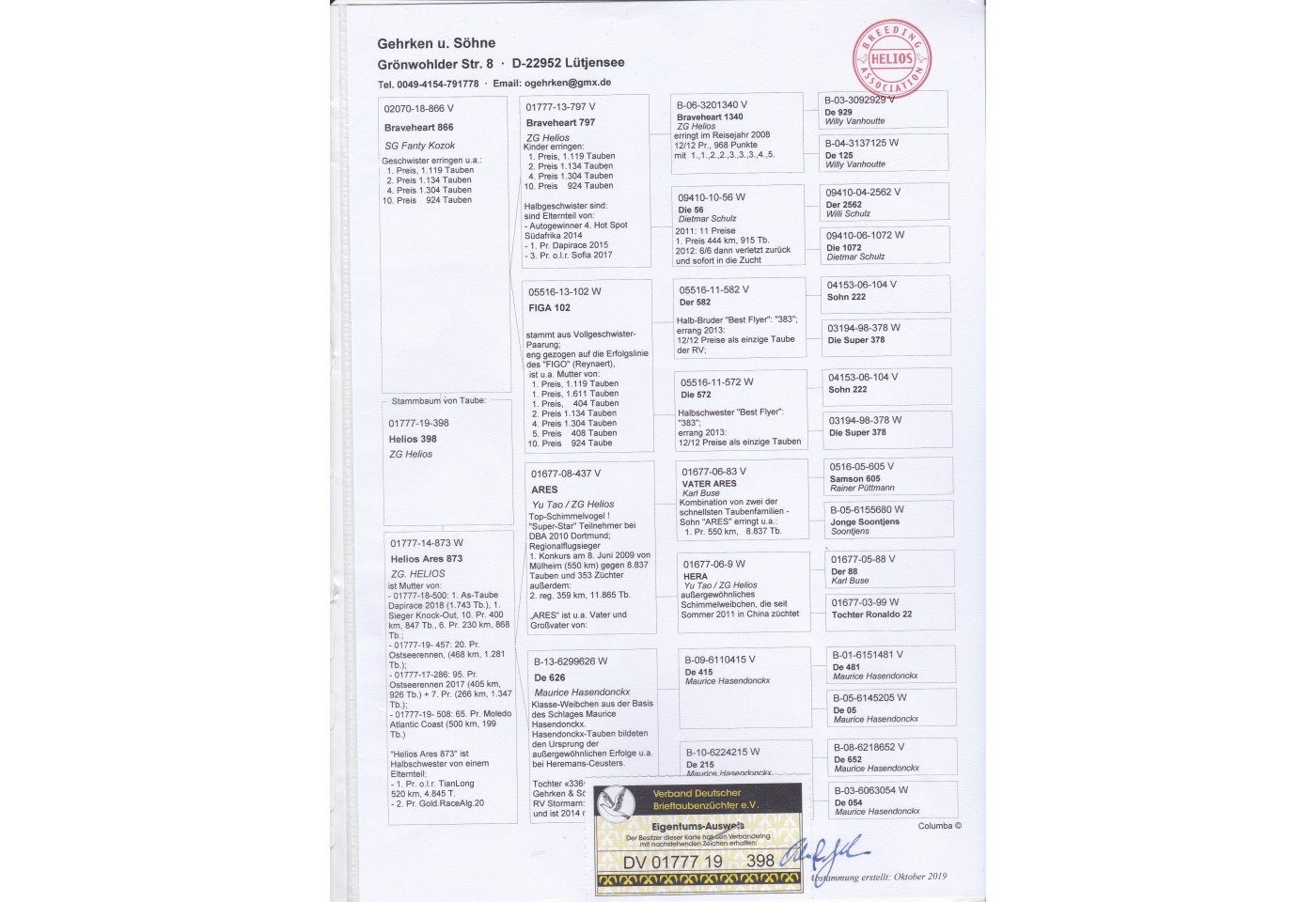 Auction DV-01777-19-398 - Gehrken u. Sohne